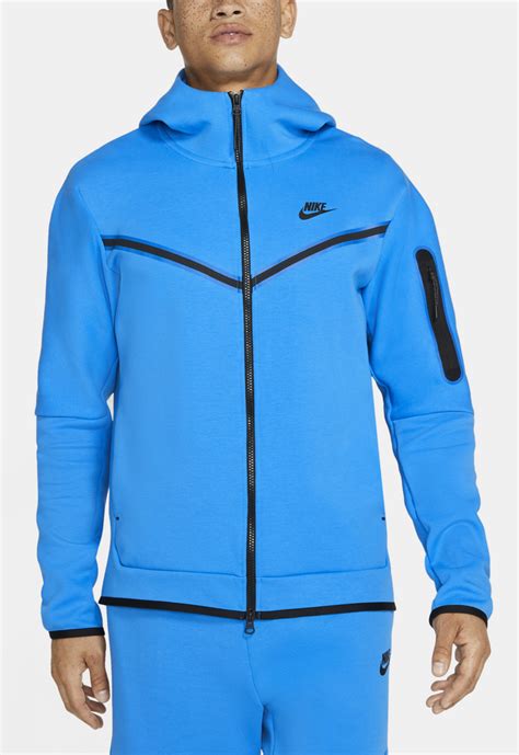 nike fleece blauw|nike tech fleece blue hoodie.